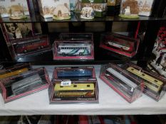 Ten 1:76 scale Corgi The Original Omnibus Company limited edition die cast buses in sealed display