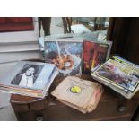 A large quantity of records including some 78 rpm and LPs