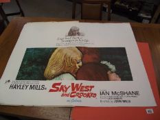 5 original 1960's cinema posters including 'The Grass is Greener', a/f.