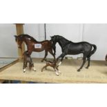 2 Beswick horses and 2 Beswick foals.