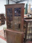 A mahogany style corner unit