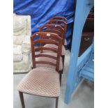 4 upholstered dining chairs