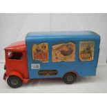 A 1950/60's Tri-ang 200 series pressed steel box van.