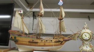A good model of 'The Golden Hind'. (collect only).