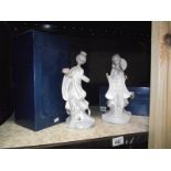 2 boxed Cascade Geisha figures.