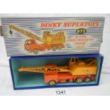 A boxed Dinky 972 20 ton lorry mounted crane.