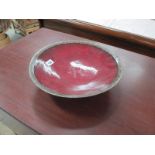 An art pottery bowl