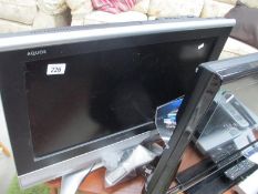 A Sharp flat screen TV