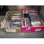 2 boxes of assorted DVD's.