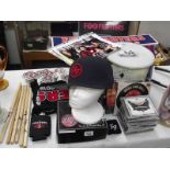 A very good collection of mainly Foo Fighters ephemera including many signed items, pictures,