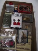 A mixed lot including Wade badge, coin pendant. etc.