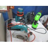 Two electric saws,