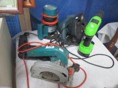 Two electric saws,