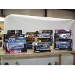 Ten boxed Corgi James Bond cars.