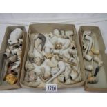 A large quantity of 19th century clay pipes and bowls including Queen Victoria, General Gordon,