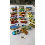 Eleven boxed Matchbox Superfast models.