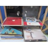 A quantity of LP records including Carpenters,