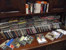 A large quantity of music Cd's.