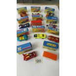 Eleven boxed Matchbox Superfast models.