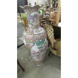 A tall 20th century Chinese vase, 125 cm. (collect only).