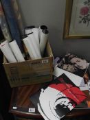 A quantity of various film posters including Pearl Harbour, Tarzan etc.
