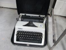 A typewriter in case