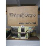 A boxed Tri-ang Mini 'A' garage.