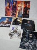 An excellent collection of DC related superhero signed pictures.