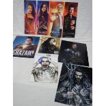 An excellent collection of DC related superhero signed pictures.