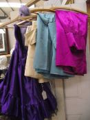 A wedding outfit skirt and top, size 12, colour Chardonnay and 2 other dresses (no size,