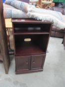 A mahogany cabinet