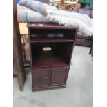 A mahogany cabinet