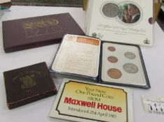 A mixed lot of commemorative coins including the marriage of Prince William to Catherine Middleton.