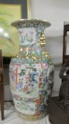 A large 20th century Chinese vase. (collect only).