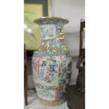 A large 20th century Chinese vase. (collect only).