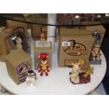 A collection of boxed bad taste bears including limited editions.