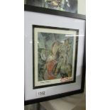 A framed and glazed Picasso print from galerie Vallouris,