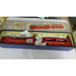 A Dinky 983 car carrier with trailer, in very good condition and in original box.