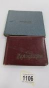 2 autograph books containing celebrity autographs from the late 1960's / early 1970's including