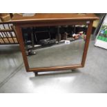 A vintage mirror and an artist's easel. (collect only).