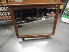 A vintage mirror and an artist's easel. (collect only).