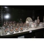A 22 piece Windson 'Eastern Melody' tea set and a quantity of various sized 'pheasant' glasses and