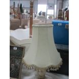 A standard lamp and a table lamp