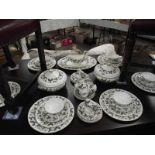 A Wedgwood 'Strawberry Hill' 6 place dinner service.