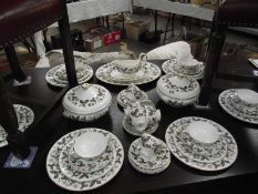 A Wedgwood 'Strawberry Hill' 6 place dinner service.