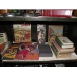 A quantity of books and games including The 1920's Scrapbook, The Edwardian Scrap book,