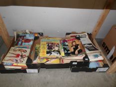 3 boxes of vintage film related magazines.