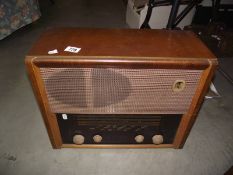 A vintage McMichael valve radio.