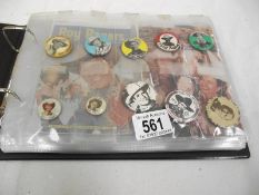 An interesting collection of Roy Rogers related badges, postcards etc.