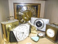 A quantity of miscellaneous mantel clocks.